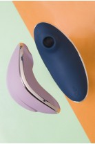 Вакуум-волновой стимулятор клитора с вибрацией Satisfyer Vulva Lover 1, силикон, сиреневый, 11,9 см