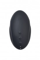 Вакуум-волновой стимулятор клитора с вибрацией Satisfyer Vulva Lover 3, силикон, чёрный, 11 см