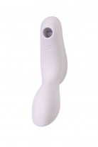 Вакуумный стимулятор клитора с вибрацией Satisfyer Curvy Trinity 2, сиреневый, 17,4 см