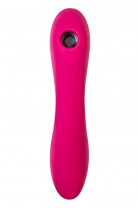 Вакуумный стимулятор клитора с вибрацией Satisfyer Curvy Trinity 3, красный, 17,7 см