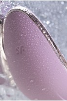 Вакуум-волновой стимулятор клитора с вибрацией Satisfyer Vulva Lover 1, силикон, сиреневый, 11,9 см