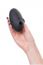 Вакуум-волновой стимулятор клитора с вибрацией Satisfyer Vulva Lover 3, силикон, чёрный, 11 см