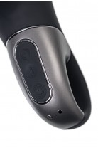 Вибростимулятор-унисекс с подогревом Satisfyer Heated Climax+ Connect App, черный, 20,7 см