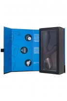 Вибростимулятор-унисекс с подогревом Satisfyer Heated Climax+ Connect App, черный, 20,7 см