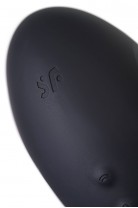 Вакуум-волновой стимулятор клитора с вибрацией Satisfyer Vulva Lover 3, силикон, чёрный, 11 см