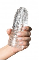 Мастурбатор Lingam by TOYFA Savitri, TPE, Прозрачный, 14 см