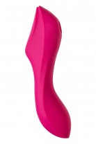 Вакуумный стимулятор клитора с вибрацией Satisfyer Curvy Trinity 3, красный, 17,7 см