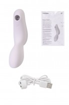 Вакуумный стимулятор клитора с вибрацией Satisfyer Curvy Trinity 2, сиреневый, 17,4 см