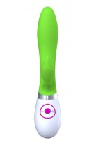 Вибратор Rabbit зелено-белый Вибратор Rabbit зелено-белый