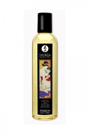 Массажное масло Shunga Яблоко, возбуждающее, натуральное, 250 мл
