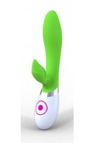 Вибратор Rabbit зелено-белый Вибратор Rabbit зелено-белый