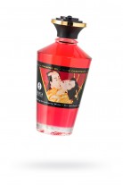 Масло для массажа Shunga Клубника и шампанское, разогревающее, 100 мл Масло для массажа Shunga Клубника и шампанское, разогревающее, 100 мл