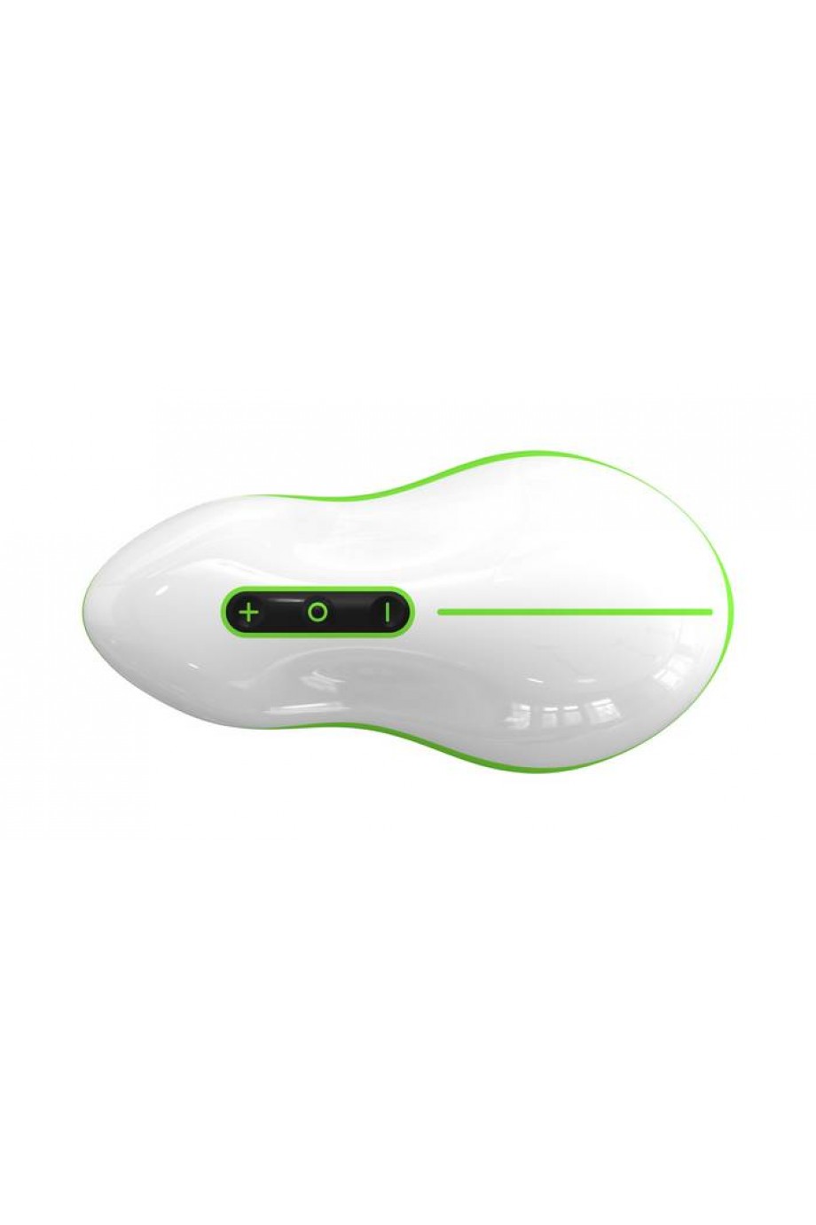 Вибростимулятор Mouse бело-зеленый 10 см