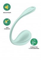 Виброяйцо Satisfyer Smooth Petal Connect App, мятное, 6,5 см Виброяйцо Satisfyer Smooth Petal Connect App, мятное, 6,5 см