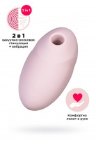 Вакуум-волновой стимулятор клитора с вибрацией Satisfyer Vulva Lover 3, силикон, розовый, 11 см Вакуум-волновой стимулятор клитора с вибрацией Satisfyer Vulva Lover 3, силикон, розовый, 11 см