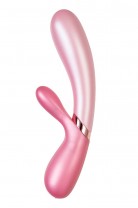 Вибратор Satisfyer Hot Lover Connect App с клиторальным стимулятором, розовый, 20,4 см