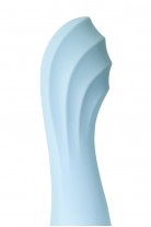 Вибратор для точки G с расширением Satisfyer Air Pump Vibrator 5 Connect App, силикон, голубой, 20см