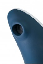 Вакуум-волновой стимулятор клитора с вибрацией Satisfyer Vulva Lover 1, силикон, синий, 11,9 см