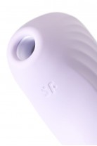 Вакуум-волновой бесконтактный стимулятор клитора Satisfyer Pearl Diver, силикон, фиолетовый, 5 см