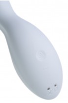 Вакуумный стимулятор клитора с вибрацией Satisfyer Curvy Trinity 5+ Connect App, голубой, 16,5 см