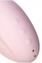 Вакуум-волновой стимулятор клитора с вибрацией Satisfyer Vulva Lover 3, силикон, розовый, 11 см