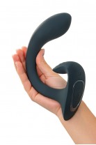 Вагинально-клиторальный вибратор Satisfyer G for Goddess 1, темно-серый, 27 см