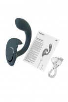 Вагинально-клиторальный вибратор Satisfyer G for Goddess 1, темно-серый, 27 см