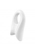 Эрекционное кольцо OVO элегантной и закругленной формы с ультрасильной вибрацией, белое Эрекционное кольцо OVO элегантной и закругленной формы с ультрасильной вибрацией, белое