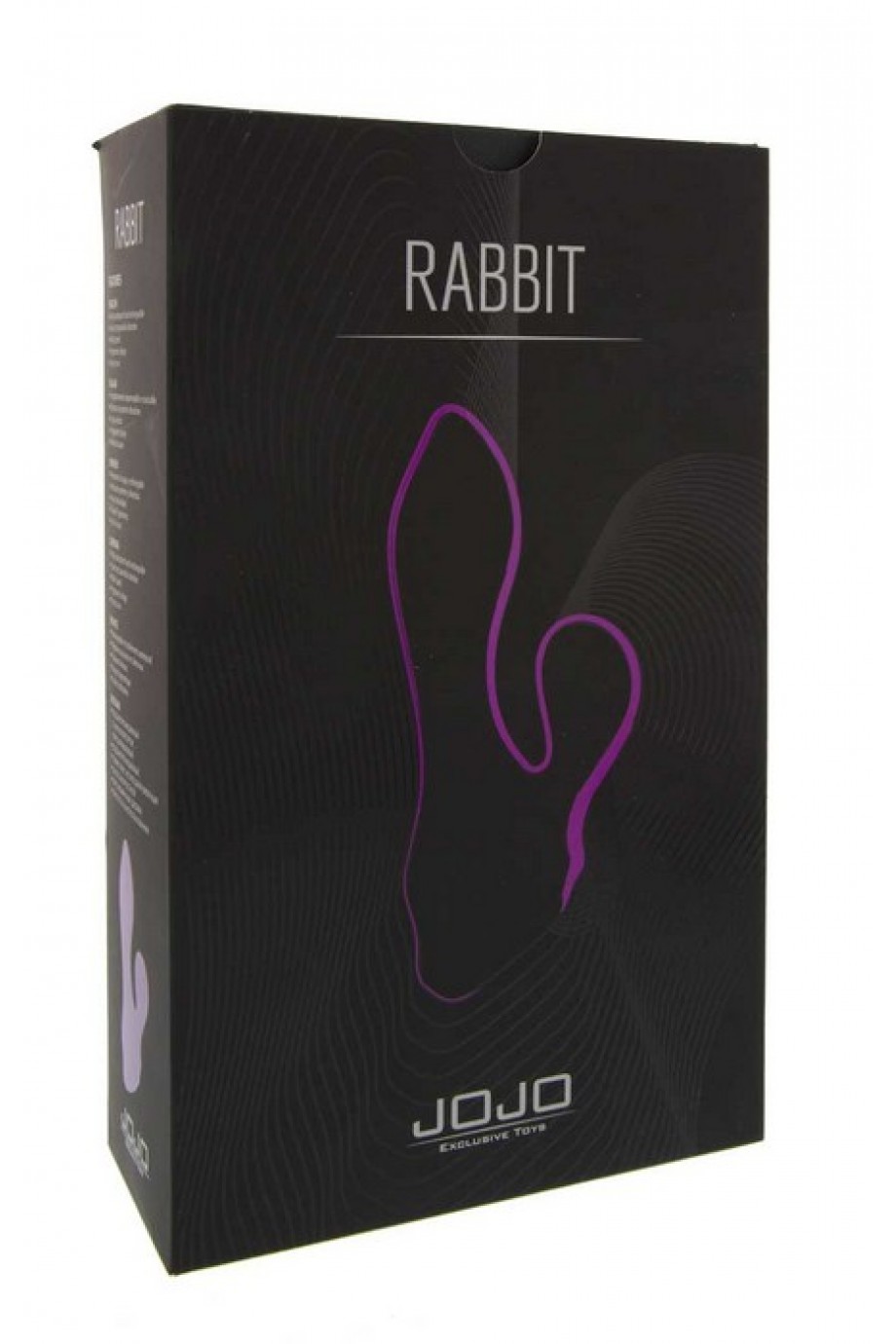 Вибратор с клиторальным стимулятором в форме кролика, силикон фиолетовый JOJO Rabbit