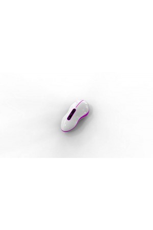 Вибростимулятор Mouse бело-фиолетовый 10 см