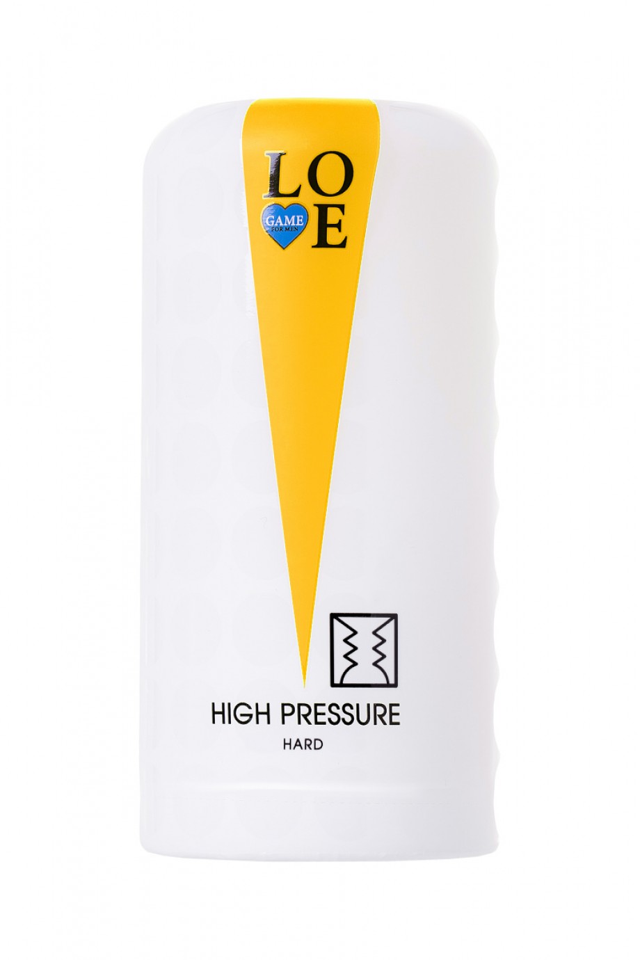 Мастурбатор Lovegame High pressure hard, TPE, белый, 15 см