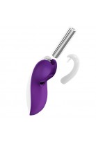 Клиторальный стимулятор бело-фиолетовый Клиторальный стимулятор бело-фиолетовый