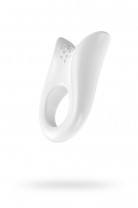 Эрекционное кольцо OVO элегантной и закругленной формы с ультрасильной вибрацией, белое Эрекционное кольцо OVO элегантной и закругленной формы с ультрасильной вибрацией, белое