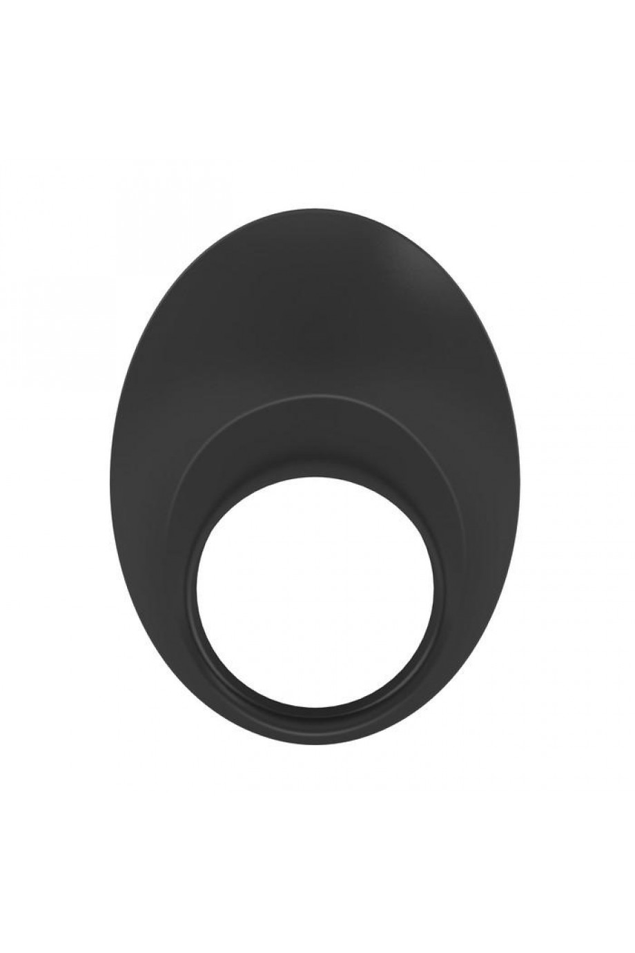 Эрекционное кольцо OVO современной формы с ультрасильной вибрацией, влагостойкое, силиконовое, черное