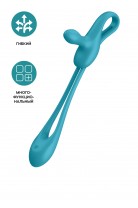 Многофункциональный гибкий вибратор для пар Satisfyer Plug & Play1, силикон, аквамарин, 43,5 см Многофункциональный гибкий вибратор для пар Satisfyer Plug & Play1, силикон, аквамарин, 43,5 см