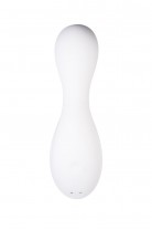 Вакуумный стимулятор клитора с вибрацией Satisfyer Curvy Trinity 5 Connect App, белый, 16,5 см
