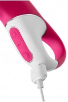 Нереалистичный вибратор Satisfyer Embrace me, силикон, малиновый, 22,5 см