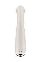 Вибратор для точки G с ротацией Satisfyer Spinning G-Spot 1, силикон, бежевый, 16,8 см