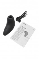 Вакуум-волновой стимулятор клитора Satisfyer Magnetic Deep Pulse, силикон, черный, 11,6 см