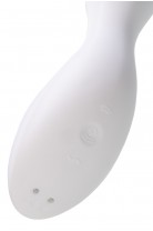 Вакуумный стимулятор клитора с вибрацией Satisfyer Curvy Trinity 5 Connect App, белый, 16,5 см
