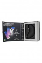 Вакуум-волновой стимулятор клитора Satisfyer Magnetic Deep Pulse, силикон, черный, 11,6 см