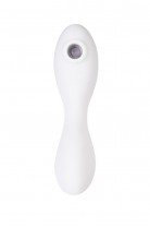 Вакуумный стимулятор клитора с вибрацией Satisfyer Curvy Trinity 5 Connect App, белый, 16,5 см