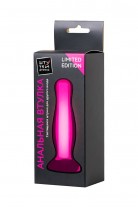 Анальная пробка Штучки-дрючки Cain Glow, светящаяся в темноте, силикон