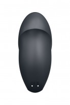 Вибромассажер Satisfyer Tap & Climax 1, силикон, серый, 11 см