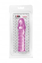 Насадка на пенис TOYFA с ворсинками, фиолетовая, 13,5 см