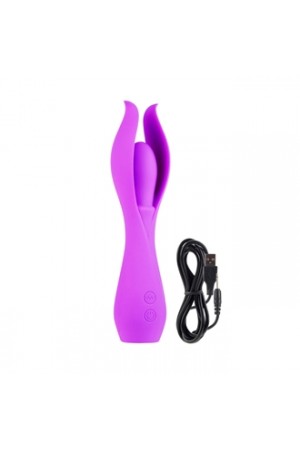 Вибромассажер Lust L5, силикон, 10 режимов вибрации, фиолетовый