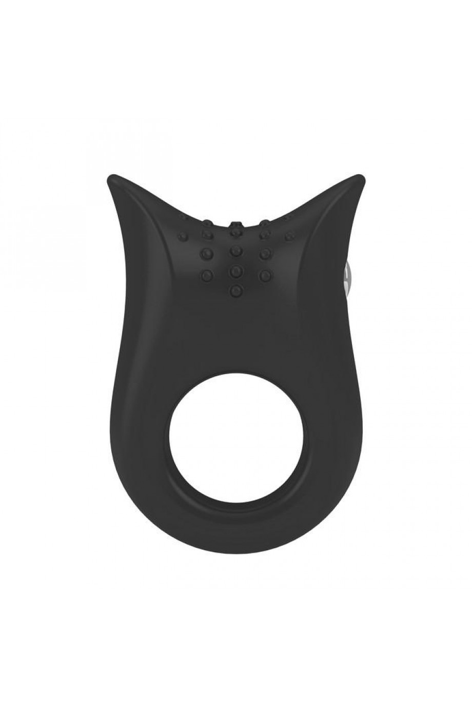 Эрекционное кольцо OVO элегантной и закругленной формы с ультрасильной вибрацией, черное