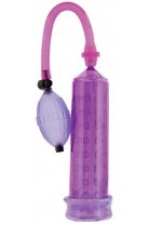 Помпа с силиконовой вставкой 23 см, фиолетовая (в комплекте набор эрекционных колец, лубрикант) Помпа с силиконовой вставкой 23 см, фиолетовая (в комплекте набор эрекционных колец, лубрикант)