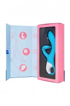 Нереалистичный вибратор Satisfyer Embrace me, силикон, бирюзовый, 22,5 см