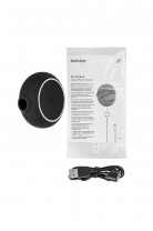 Вакуумный стимулятор клитора с вибрацией Satisfyer Pro To Go 3, черный, 8,5 см